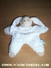 Lapin-Doudou-et-compagnie-Blanc-beige-Semi-plat