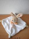 Lapin-Doudou-et-compagnie-Blanc-col-orange-5-noeuds