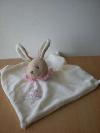 Lapin-Doudou-et-compagnie-Ecru-col-rose