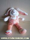 Lapin-Doudou-et-compagnie-Ecru-raye-ornge-et-blanc