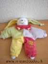 Lapin-Doudou-et-compagnie-Vert-mauve-rouge-jaune-lapinou