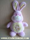 Lapin-Gipsy-Rose-jaune-Boite-musicale-hors-service
