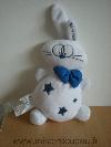 Lapin-Grain-de-ble-Blanc-etoiles-bleues