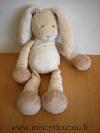 Lapin-Gund-Beige-ecru-Tout-en-velours