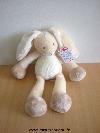 Lapin-Gund-Beige-ecru-bout-des-pattes-marron