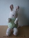 Lapin-Ikea-Beige-salopette-vichy-vert