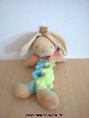 Lapin-Kaloo-Bleu-vert-orange-Boite-a-musique-cassee