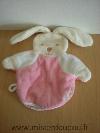 Lapin-Kaloo-Gant-de-toilette-rose-blanc-beige