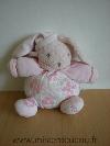 Lapin-Kaloo-Lilirose-blanc-rose-motifs-fleurs