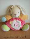 Lapin-Kaloo-Rose-orange-tortue-fleur