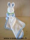 Lapin-Klorane-Blanc-bleu-col-vert-mouchoir-blanc