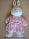 Lapin-Klorane-Blanc-robe-carreaux-roses-j-aime-les-calins