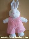 Lapin-Klorane-Blanc-robe-rose