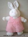 Lapin-Klorane-Blanc-robe-rose