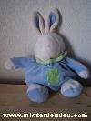 Lapin-Klorane-Bleu-clair-col-vert