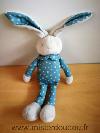 Lapin-Klorane-Bleu-gris-etoiles