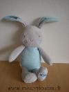 Lapin-Klorane-Bleu-gris-etoiles-blanches