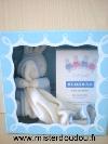 Lapin-Klorane-Bleu-mouchoir-blanc-Coffret-doudou-lapin-+-flacon-parfum-l-eau-de-bebe