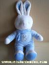 Lapin-Klorane-Bleu-raye-blanc-echarpe-bleue