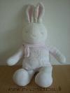 Lapin-Klorane-Raye-rose-blanc-en-velours