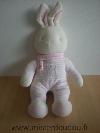 Lapin-Klorane-Raye-rose-blanc-tout-en-velour