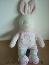 Lapin-Klorane-Raye-rose-blanc-velours