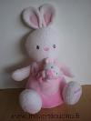 Lapin-Luminou-Salopette-rose-mini-doudo-mouchoir-ours-rose