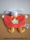 Lapin---Marque-non-connue---Rouge-etoile-verte-col-pieds-orange