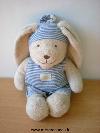 Lapin-Nicotoy-Beige-habit-raye-bleu-blanc