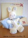 Lapin-Nicotoy-Lapin-blanc-sur-tissus-rond-bleu-velours