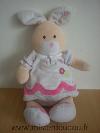 Lapin-Nounours-Jaune-blanc-robe-blanche-rose