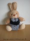 Lapin-Priscilla-larsen-Beige-bleu-marine-vichy-bleu