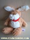 Lapin-Sigikid-Beige-blanc-foulard-rouge