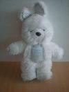 Lapin-Tartine-et-chocolat-En-peluche-blanche