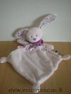 Lapin-Tex-Rose-foulard-mauve-tissus-blanc-imprime-feuillages--oiseau