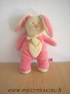 Lapin-Tex-Rose-jaune-echarpe-verte-Petit-modele