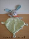 Lapin-Tex-Vert-gris-foulard-orange