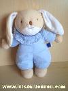 Lapin-Trousselier-Beige-blanc-habit-bleu-Lapin-musical