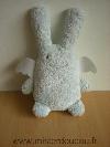 Lapin-Trousselier-Bleu-ailes-blanches-Fermeture-eclair-sous-les-fesses