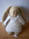 Lapin-Trousselier-Ivoire-beige-col-blanc