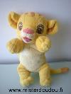 Lion-Disney-Simba-jaune-Manque-la-feuille-verte