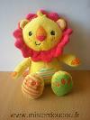 Lion-Fisher-price-Jaune-rouge