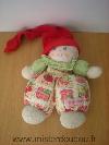 Lutin-Nounours-Vert-bonnet-rouge-motifs-fruits