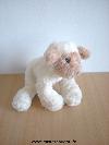 Mouton-Gund-Blanc-museau-marron-En-peluche