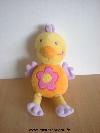 Oiseau-Baby-sun-Jaune-orange-fleur-rose