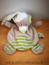 Ours-Baby-nat-Beige-vert-bonnet-blanc