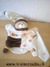 Ours-Baby-nat-Blanc-marron-mouchoir-blanc-empreintes-pattes-oranges