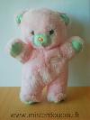 Ours-Boulgom-Peluche-rose-vert