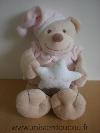 Ours-Bout-chou-Beige-haut-rose-bonnet-rose-etoile-blanche