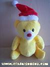 Ours-Courtepaille-Jaune-bonnet-de-pere-noel-rouge